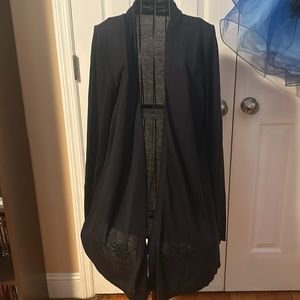 Ladies blue cardigan.